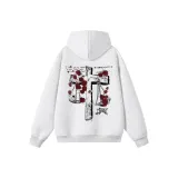 Белый, серый, вереск, крест