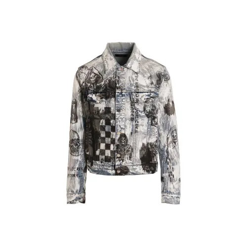 AMIRI Denim Jacket Men's Multicolor