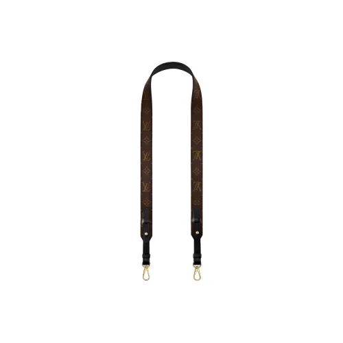 LOUIS VUITTON Покрытый холст Сумка Ремень Женские Коричневый