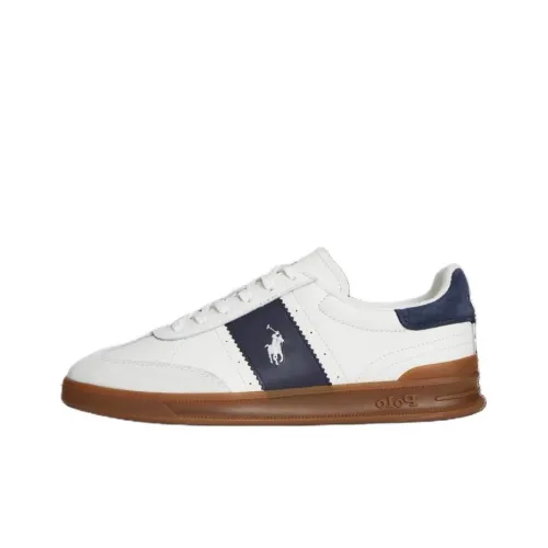 Polo Ralph Lauren Heritage Aera Скейтборд Кроссовки Мужские Серый Белый