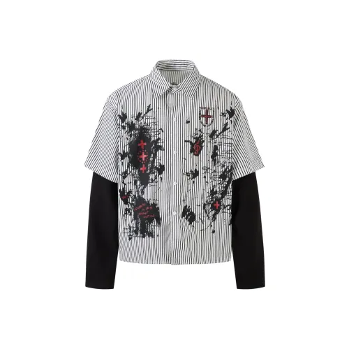 TREND ST Черный/Белый Унисекс Рубашки