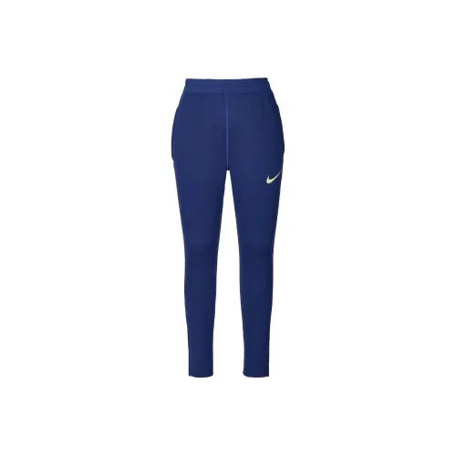 Nike Therma Fit ADV Футбол Низ Мужской Космический Синий Светло-Зеленый Золотой