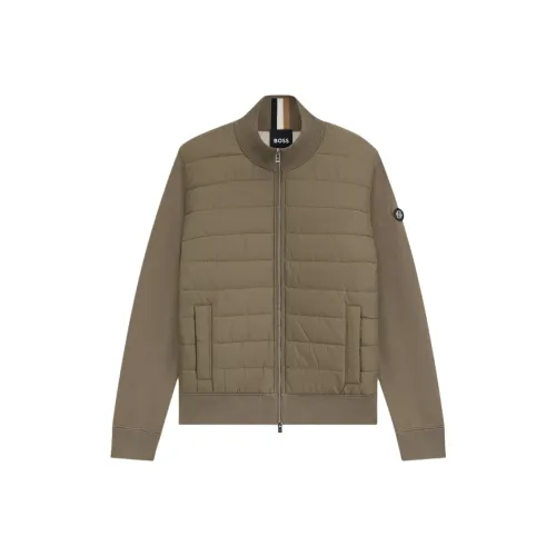 Hugo Boss Светло-коричневый Мужской пуховик
