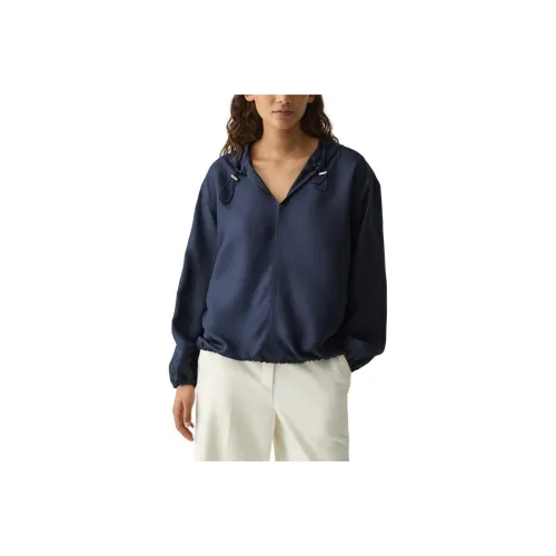 THEORY Глубокий морской синий Женские рубашки