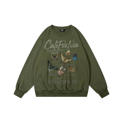 HIPHOPPUNKS Зеленый Мужской Свитшот