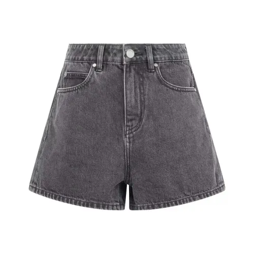 MEIYANG Темно-серые женские джинсовые шорты