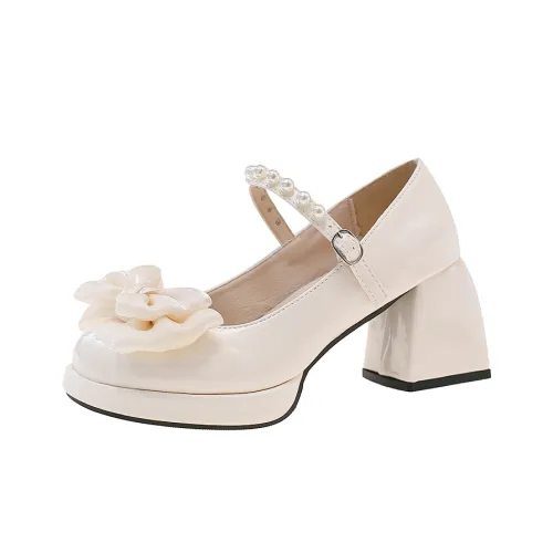 Dawei's House Грубый каблук Туфли Мэри Джейн Женские