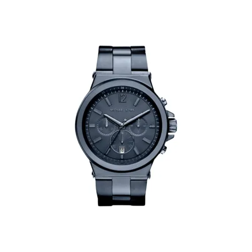 MICHAEL KORS Часы Кварцевый механизм Нержавеющая сталь Ремешок 45 мм Синий циферблат Унисекс