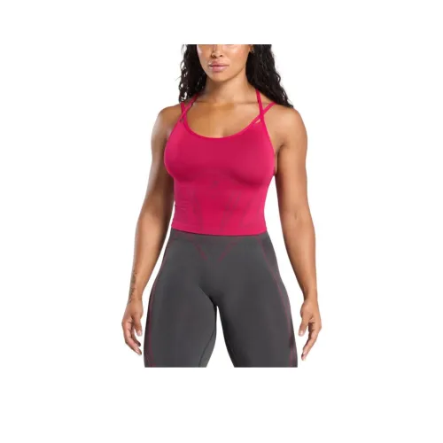 GYMSHARK Build Розовый Асфальтовый Серый Женские Спортивные Майки Без Рукавов