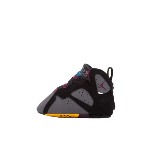 Jordan Air JORDAN 7 High Топ Обувь для малышей Серый черный Infant And Toddler