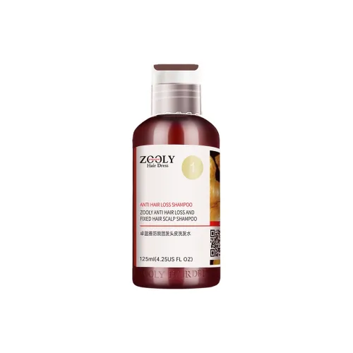 ZOOLY Имбирный Шампунь против выпадения волос 125 мл