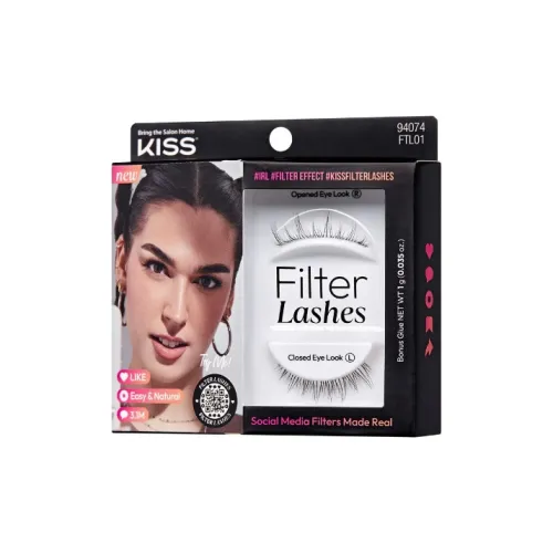 KISS NEW YORK Glowing Filter Удобные искусственные ресницы естественный эффект удлинения стиль