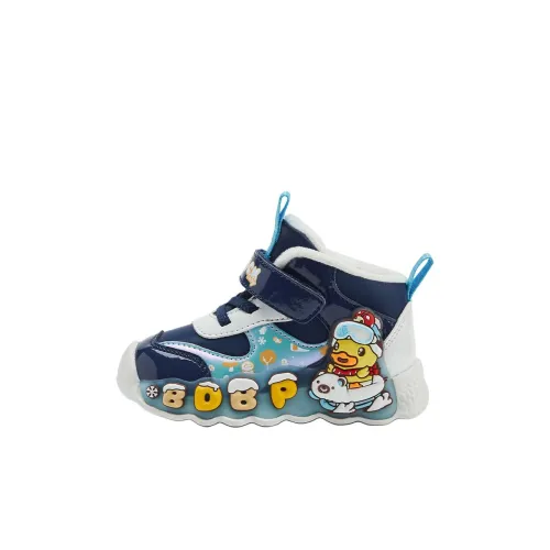 B.Duck Желтая уточка Slip-resistant Поддержка Термический Высокий Топ Повседневная обувь Детская