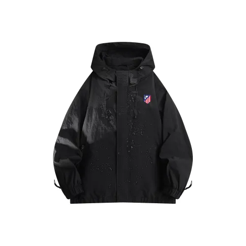 ATLETICO DE MADRID 1903 Термический Устойчивый к истиранию Водонепроницаемый Водоотталкивающий Ветрозащитный Ветровка Унисекс