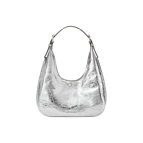 MICHAEL KORS Nolita Кожа Плечевая Сумка Маленькая Женская Серебряная