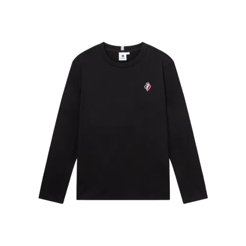 Le Coq Sportif Круглый вырез Спортивная Длинная рукавная рубашка Унисекс