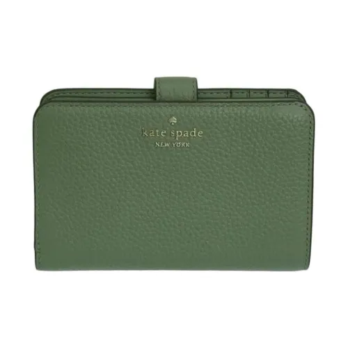 Kate Spade Логотип Кошелек Средний Женский Зеленый