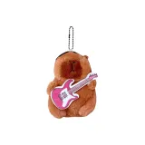 Красная гитара, темно-коричневый цвет, капибара