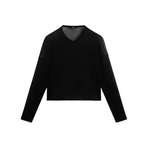 Massimo Dutti Черный Женский Трикотаж