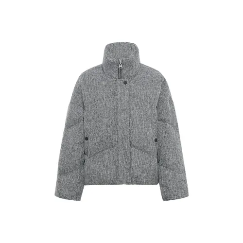 MEIYANG Черный Белый Клетка Женский Пуховик