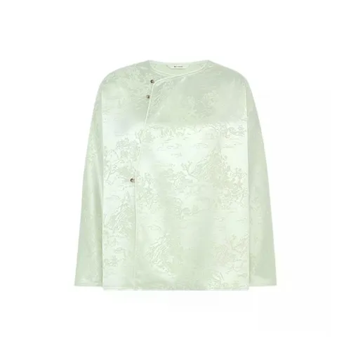 MEIYANG Светло-зеленые женские рубашки