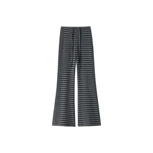 POPO.INFO Черный Серый Цвет Женские Повседневные Штаны