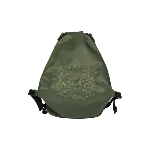 Onitsuka Tiger Модный Рюкзак Мини Унисекс Зеленый