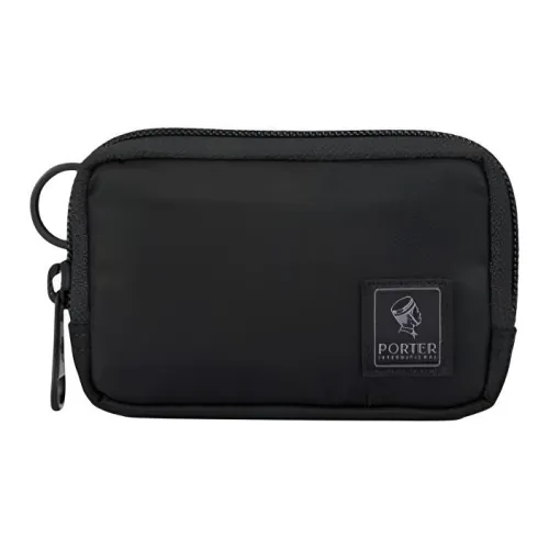 PORTER Нейлон Монетница Унисекс Черный