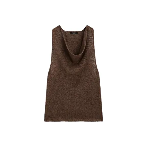 Massimo Dutti Коричневый Женские T-рубашки