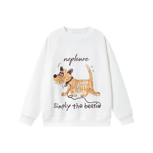 H YXIANG Белый Женский Свитшот