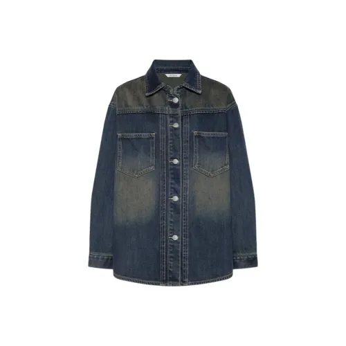 MEIYANG Blue Women's Shirts MEIYANG Синие Женские Рубашки