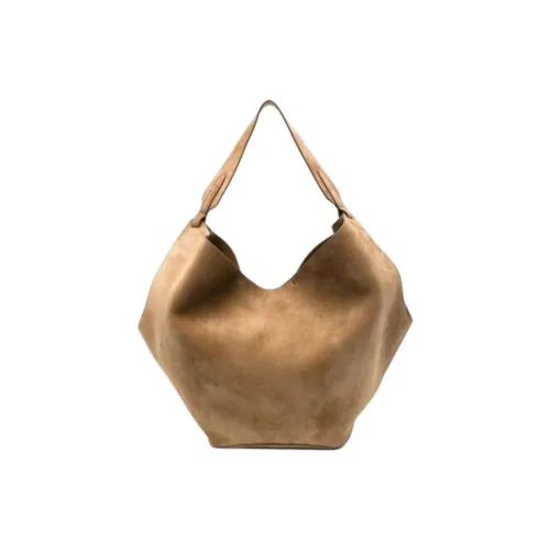 KHAITE Сумка из коровьей кожи женская коричневая