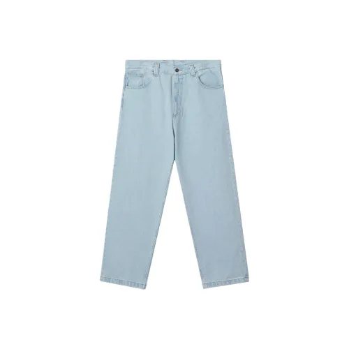 Carhartt WIP Blue Men's Jeans Кархартт WIP Синий Мужской Джинсы