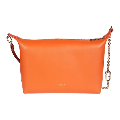 Furla NUVOLA Аксессуары для мобильных устройств Полумесяц Сумка через плечо Мини Женская Апельсиновая