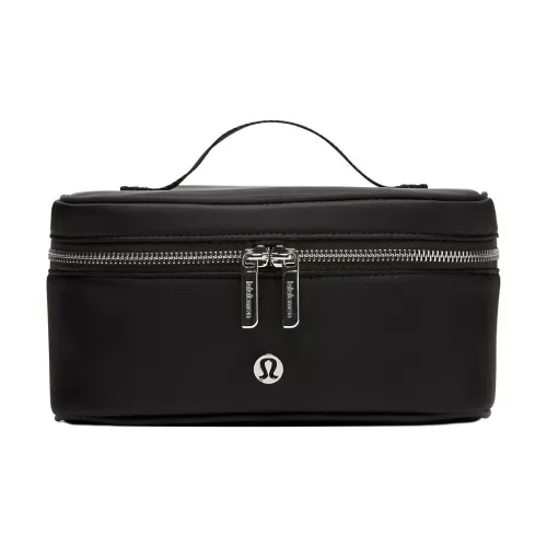 lululemon Полиэстер Путешественный мешок для хранения Унисекс Черный