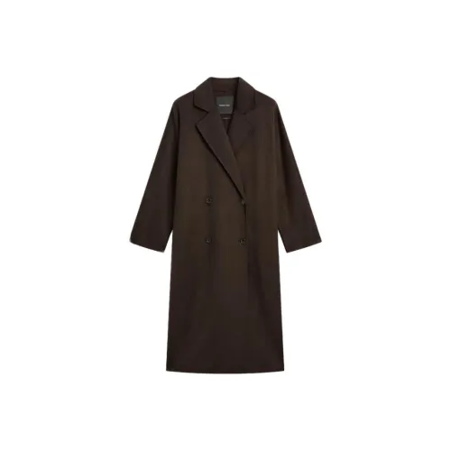 Massimo Dutti Шоколад Женское Пальто