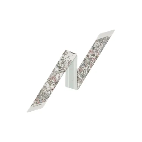 DIOR Тутовый шелк Шарфы Женские Белый Морской зеленый