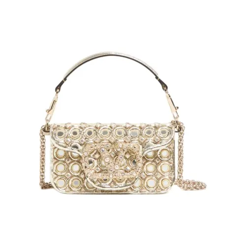 Valentino Locò Кожа Наппа Одно Плечо Сумка Маленькая Женские Ювелирные изделия Серебряный