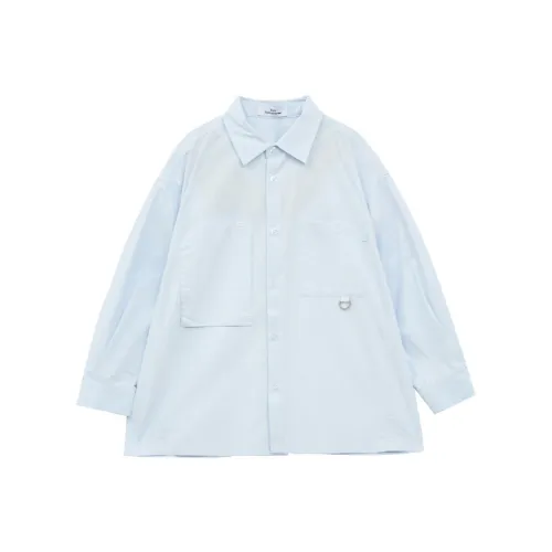 SUNTOMORROW Повседневная рубашка весенняя серия 2025 светло-синий светлый хаки для подростков
