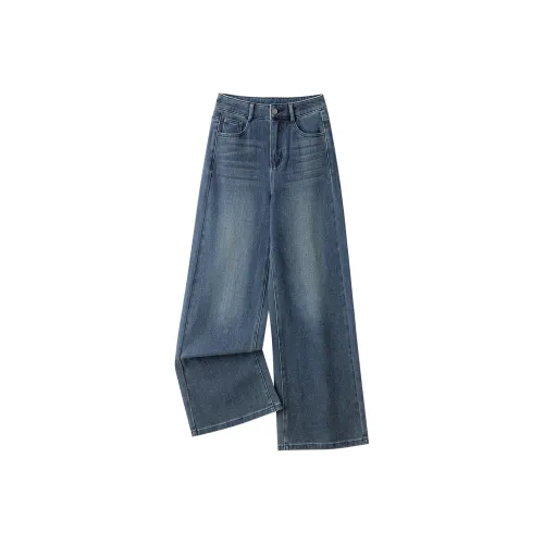 To the west Темно-синий, синий, женский, джинсы