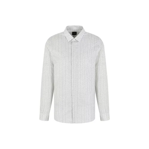 ARMANI EXCHANGEAE SS25 Рубашка Мужская Светло-Белая