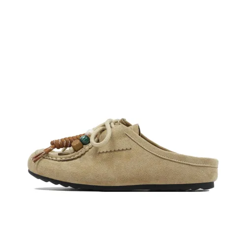 Lan Miao Резиновая подошва устойчивая к истиранию домашние тапочки женские светлый хаки