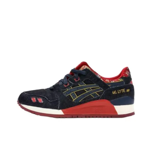 Asics Gel Lyte 3 Нескользящая Легкая Беговая Обувь Мужская Черная Красная