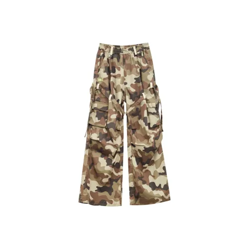 SUNTOMORROW Брюки 2025 Spring Камуфляж Подростки