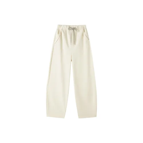 XIANGYING Цапельно-белый Женские Повседневные Брюки