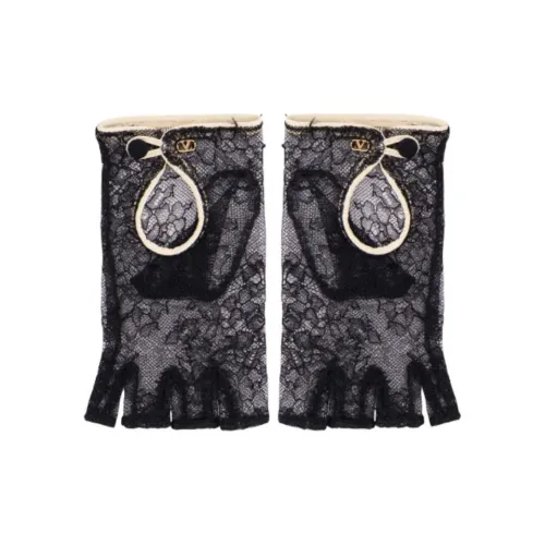 Valentino Полиамид Перчатки Женские Черные