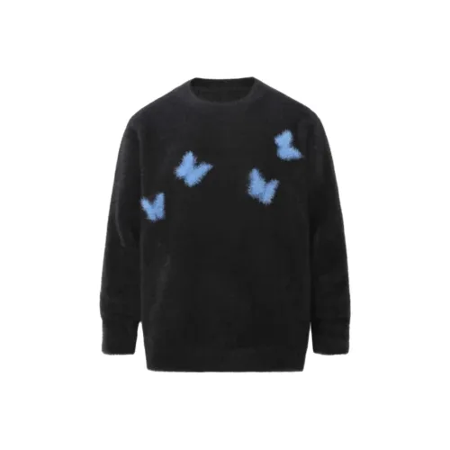 THE AIER Синий Унисекс Трикотаж