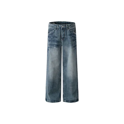 FDYZ Синий Унисекс Джинсы