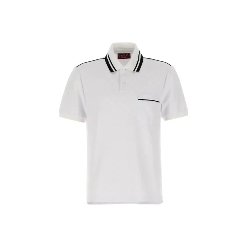 GUCCI SS25 Поло Мужское Белое