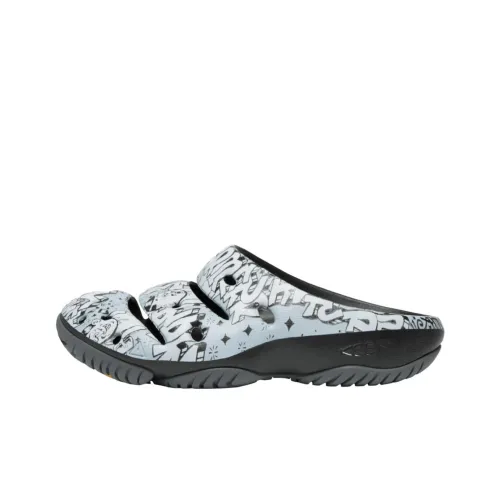 KEEN Yogui Artsfull Домашние тапочки Мужские Серый Синий